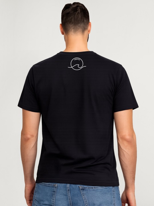 Maglietta Uomo Nera Swell Glassy