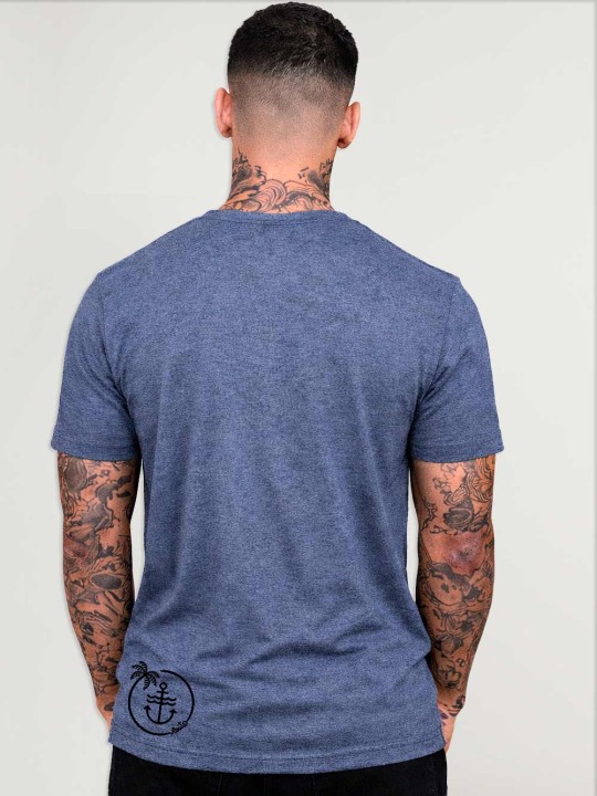 Men T-Shirt Blue I Want Waves