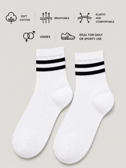 Weiße Socken Herren Swell