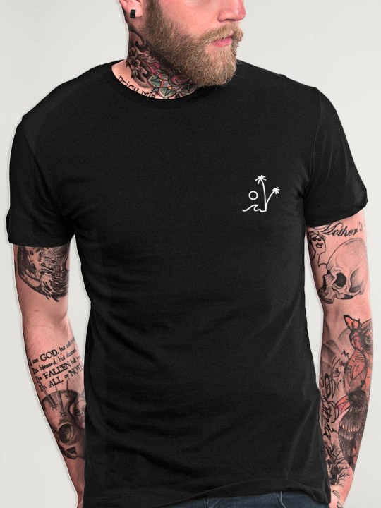T-shirt Homme Noir Paradise