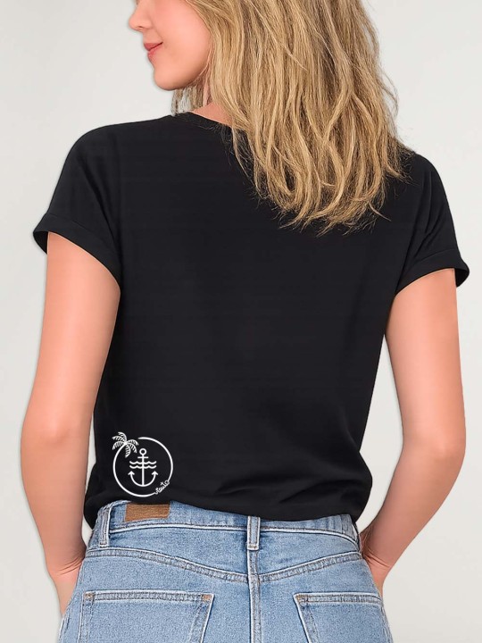 Camiseta de Mujer Negra Paradise