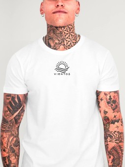 T-shirt Herren Weiß Backside Save The Waves
