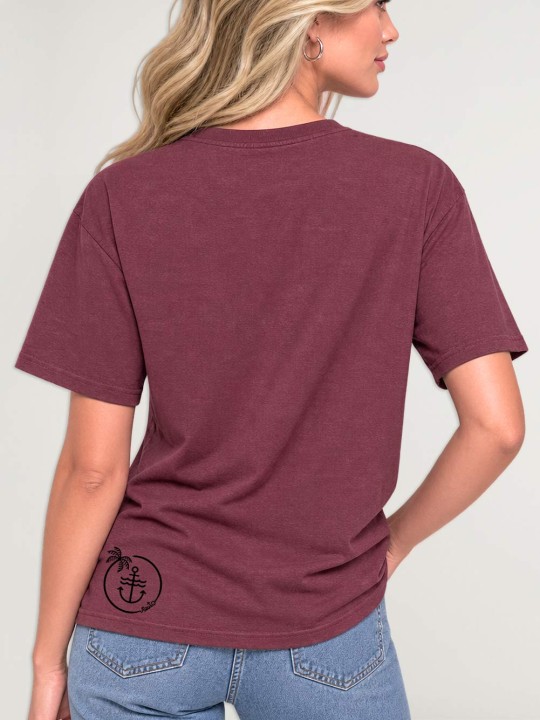 Maglietta Unisex Bordeaux I Want Waves