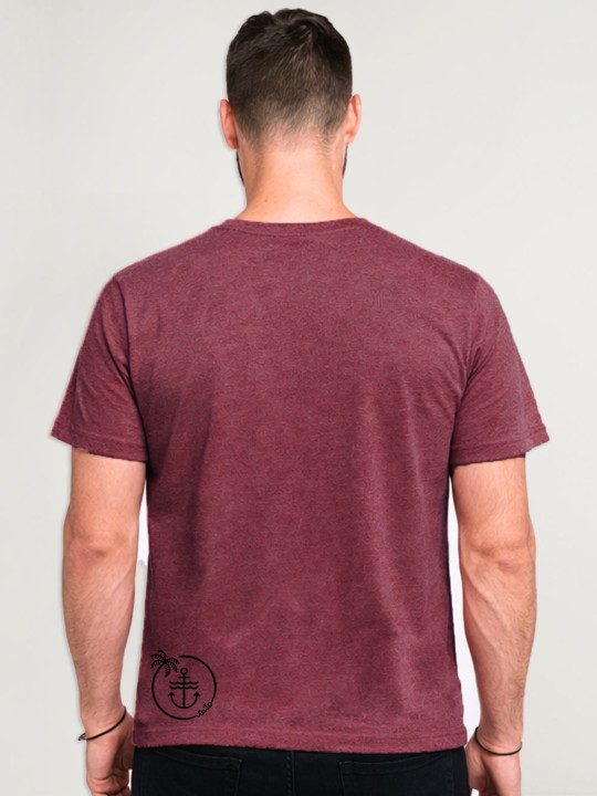 Camiseta de Hombre Burdeos I Want Waves