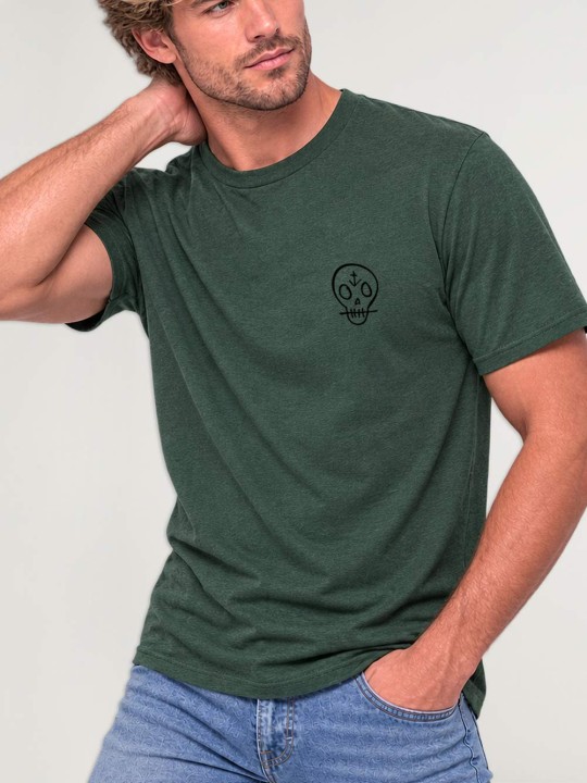T-shirt Homme Vert Calavera
