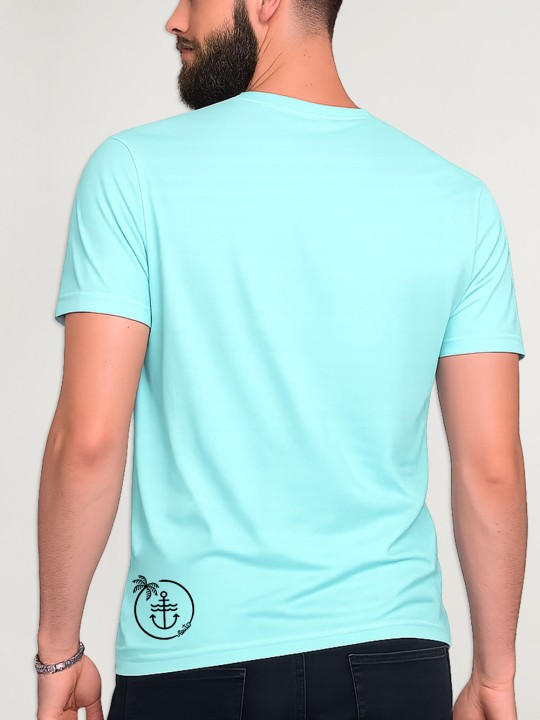T-shirt Homme Vert Menthe Sunrise