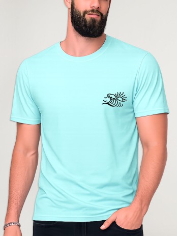 Camiseta de Hombre Verde Menta Sunrise