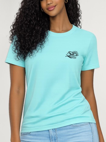 Camiseta de Mujer Verde Menta Sunrise