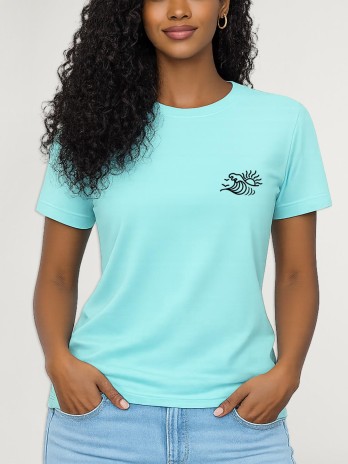 Camiseta de Mujer Verde Menta Sunrise