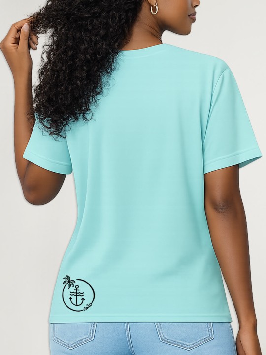 Camiseta de Mujer Verde Menta Sunrise