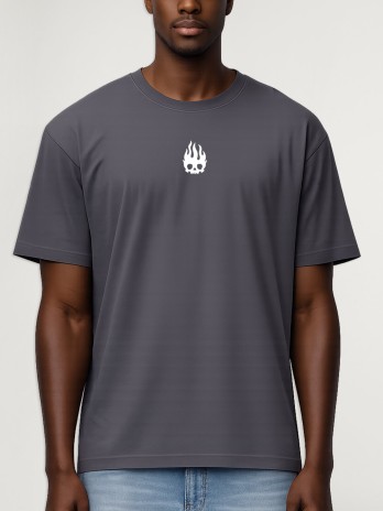 Camiseta de Hombre Flame Skull