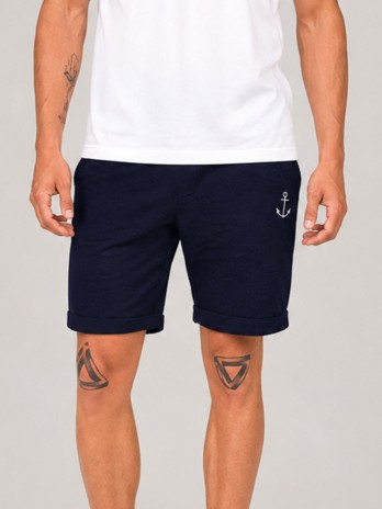 Men Shorts Navy Tropical Heat